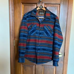 Jachs Blanket Multi Stripe Wool Shirt